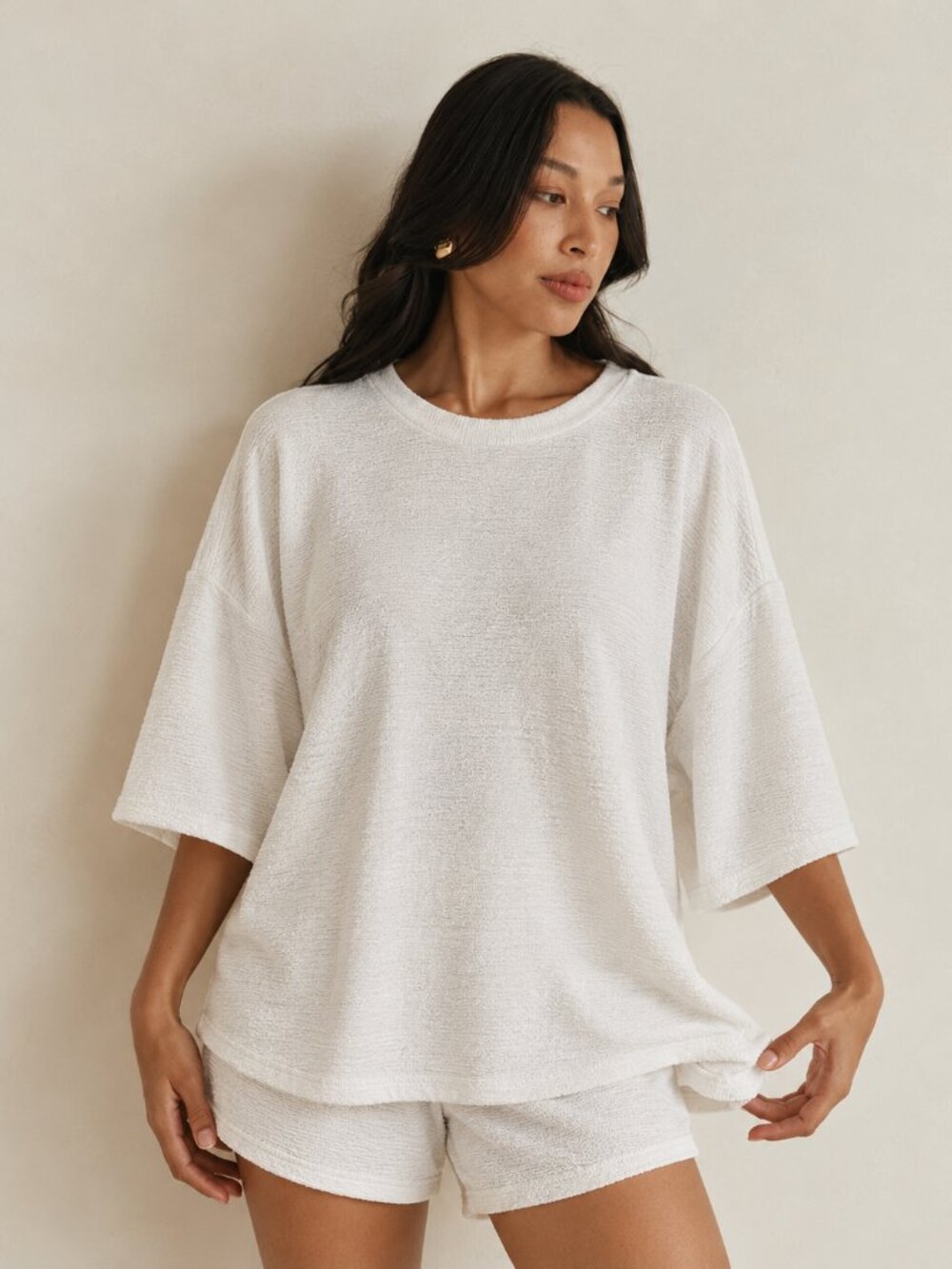 Sabo Skirt XS Wanderer Cotton structured slub boxy oversized textured modest top